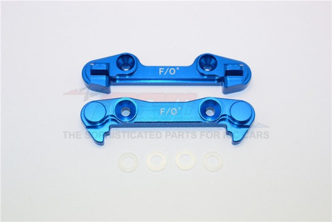 Team Losi 5ive-T Aluminum 7075 Front Arm Bulk (0 Degree) - 2Pcs Blue
