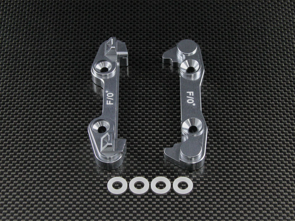 Team Losi 5ive-T Aluminum 7075 Front Arm Bulk (0 Degree) - 2Pcs Silver