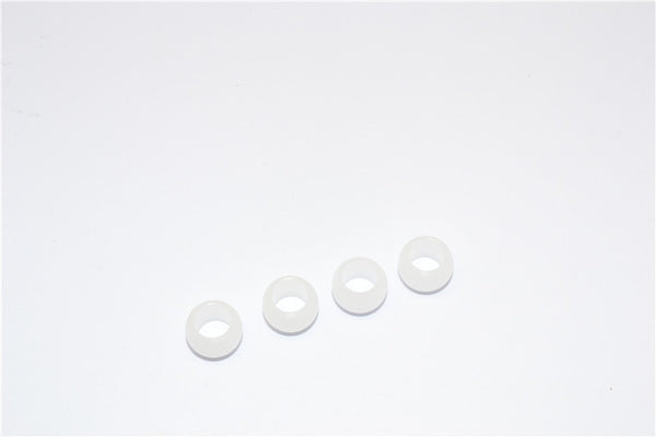 Team Losi 5ive-T Delrin Balls For LO5T005F/0 - 4 Pcs Set White