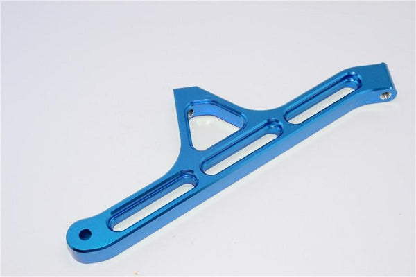 Team Losi 5ive-T Aluminum 7075 Rear Chassis Brace - 1Pc Blue