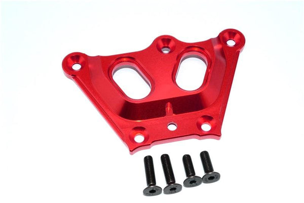 Team Losi 5ive-T Aluminum 7075 Front Top Chassis Brace - 1Pc Red