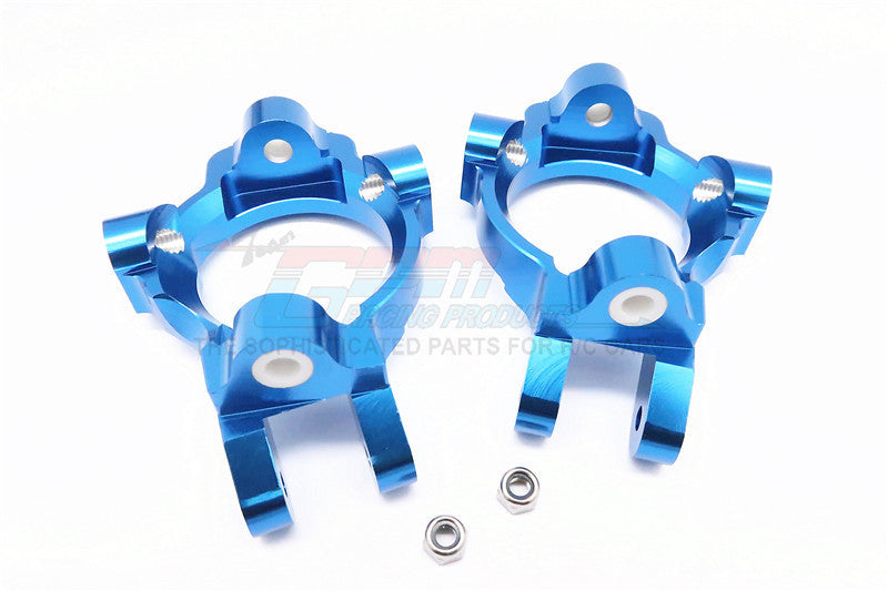 Team Losi 5ive-T Aluminum 7075 Front C-Hub - 1Pr Blue
