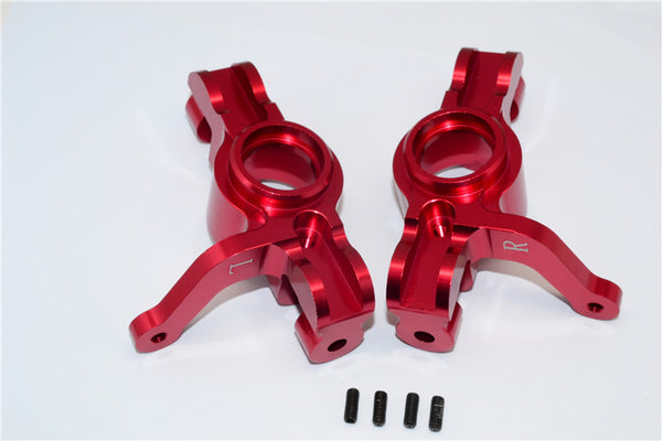 Team Losi 5ive-T Aluminum 7075 Front Knuckle Arm - 1Pr Red