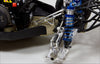 Team Losi 5ive-T Aluminum 7075 Rear Knuckle Arm - 1Pr Silver
