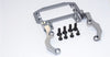 Team Losi 5ive-T Aluminum Connction Mounts Of The Center Gear Box - 3Pcs Set Gray Silver