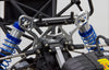Team Losi 5ive-T Aluminum 7075 Rear Shock Tower - 1Pc Gray Silver