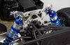 Team Losi 5ive-T Aluminum 7075 Rear Shock Tower - 1Pc Silver