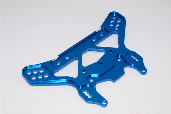 Team Losi 5ive-T Aluminum 7075 Rear Shock Tower - 1Pc Blue