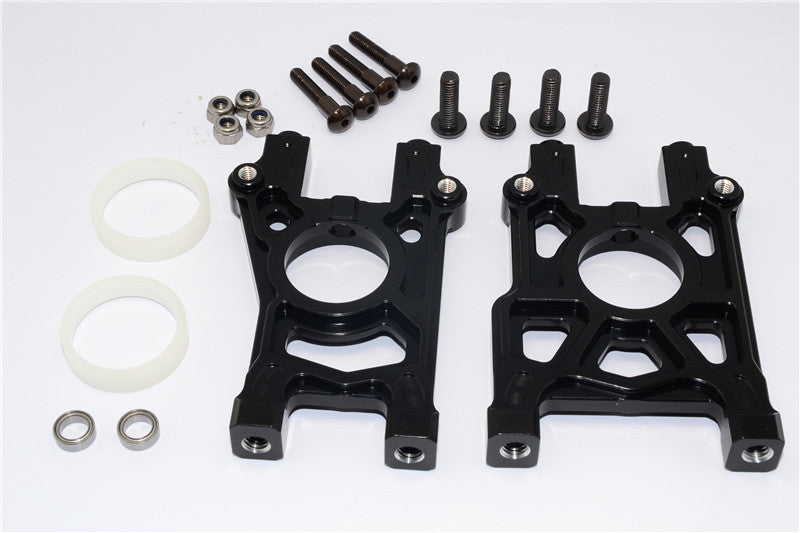 Team Losi 5ive-T Aluminum Center Diff Mount - 1Set Black