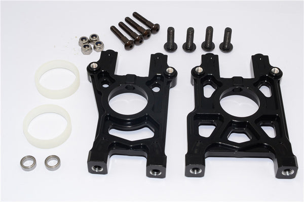 Team Losi 5ive-T Aluminum Center Diff Mount - 1Set Black