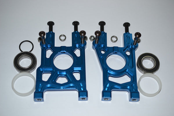 Team Losi 5ive-T Aluminum Center Diff Mount (Fit With Optional Spur Gear GPM SLO5T058T) - 1Set Blue