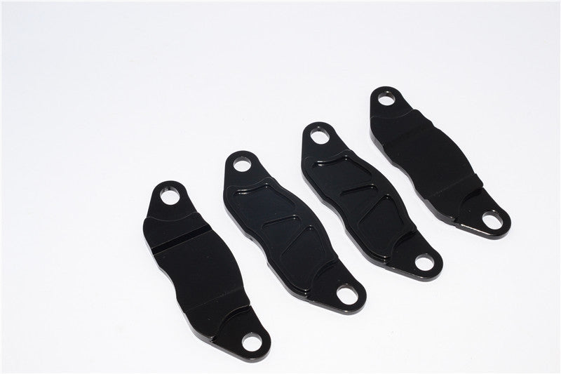 Team Losi 5ive-T Aluminum Brake Pads - 4Pcs Black