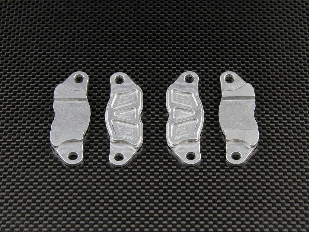 Team Losi 5ive-T Aluminum Brake Pads - 4Pcs Silver