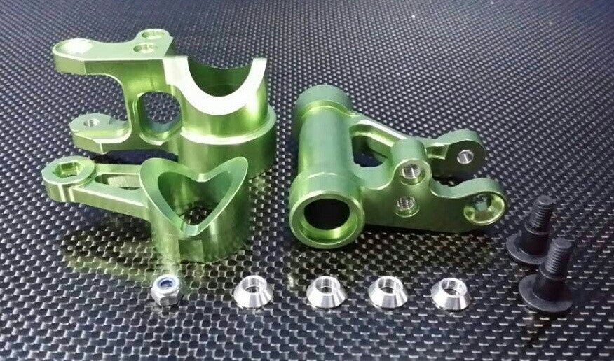 Team Losi 5ive-T Aluminum Steering Assembly - 3Pcs Set Green