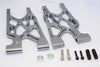 Team Losi 5ive-T Aluminum 7075 Rear Suspension Arm - 1Pr Gray Silver