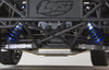Team Losi 5ive-T Aluminum 7075 Rear Gear Box Protector - 1Pc Blue
