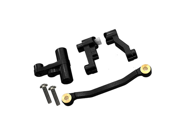 Traxxas LaTrax Rally / SST / Teton Aluminum Steering Assembly - 1 Set Black