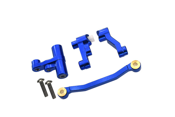 Traxxas LaTrax Rally / SST / Teton Aluminum Steering Assembly - 1 Set Blue