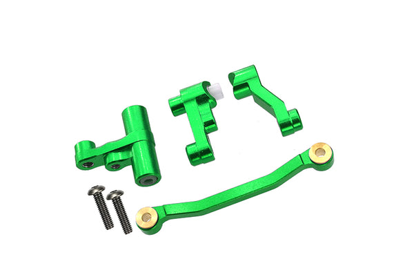 Traxxas LaTrax Rally / SST / Teton Aluminum Steering Assembly - 1 Set Green