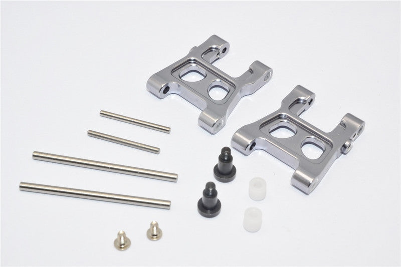 Traxxas Latrax Rally Aluminum Front/Rear Lower Arm - 1Pr Set Gray Silver