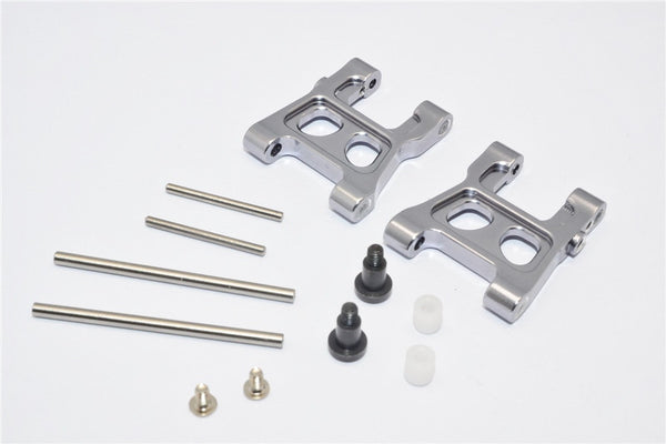 Traxxas Latrax Rally Aluminum Front/Rear Lower Arm - 1Pr Set Gray Silver