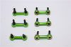 Traxxas Latrax Rally Aluminum Tie Rod (-0.5 Degree) - 6Pcs Set Green