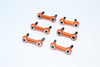 Traxxas Latrax Rally Aluminum Tie Rod (0 Degree) - 6Pcs Set Orange