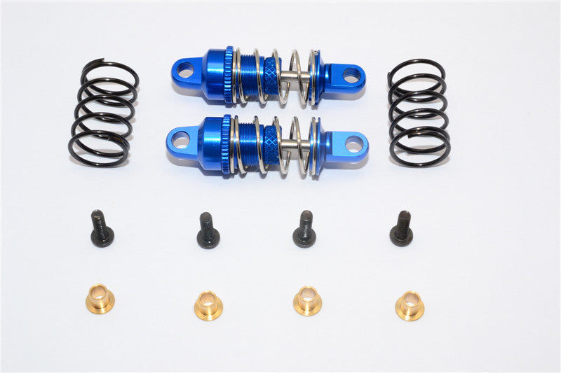 Traxxas Latrax Rally Aluminum Rear Adjustable Damper (34mm) - 1Pr Blue