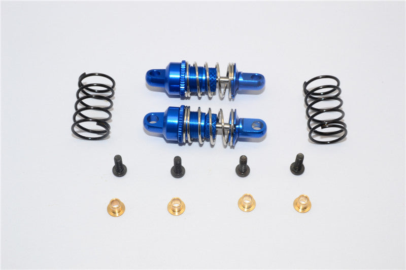 Traxxas Latrax Rally Aluminum Front Adjustable Damper (37mm) - 1Pr Blue