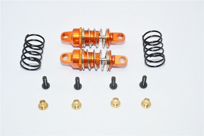 Traxxas Latrax Rally Aluminum Front Adjustable Damper (37mm) - 1Pr Orange