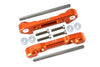 Losi 1:10 Lasernut U4 Tenacity LOS03028 / Tenacity DB Pro LOS03027V2 Upgrade Parts Aluminum Front Lower Suspension Mount - 12Pc Set Orange