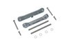 Losi 1/10 Lasernut U4 Tenacity LOS03028 Aluminum Rear Lower Suspension Mount - 12Pc Set Gray Silver