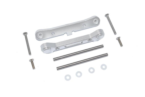 Losi 1/10 Lasernut U4 Tenacity LOS03028 Aluminum Rear Lower Suspension Mount - 12Pc Set Silver