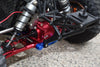 Losi 1:10 Lasernut U4 Tenacity LOS03028 / Tenacity DB Pro LOS03027V2 Upgrade Parts Aluminum Rear Gear Box - 18Pc Set Red
