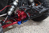 Losi 1:10 Lasernut U4 Tenacity LOS03028 / Tenacity DB Pro LOS03027V2 Upgrade Parts Aluminum Rear Gear Box - 18Pc Set Blue