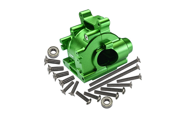 Losi 1:10 Lasernut U4 Tenacity LOS03028 / Tenacity DB Pro LOS03027V2 Upgrade Parts Aluminum Rear Gear Box - 18Pc Set Green