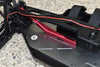 Losi 1/10 Lasernut U4 Tenacity LOS03028 Aluminum Rear Chassis Brace - 3Pc Set Gray Silver