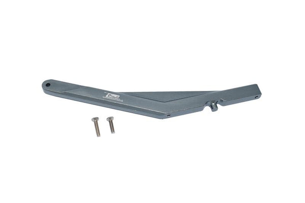 Losi 1/10 Lasernut U4 Tenacity LOS03028 Aluminum Rear Chassis Brace - 3Pc Set Gray Silver