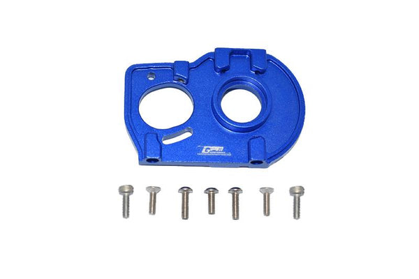 Losi 1/10 Lasernut U4 Tenacity LOS03028 Aluminum Motor Mount Plate With Heat Sink Fins - 10Pc Set Blue
