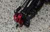 Losi 1:10 Lasernut U4 Tenacity LOS03028 / Tenacity DB Pro LOS03027V2 Upgrade Parts Aluminum Front Knuckle Arms - 8Pc Set Black