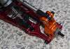 Losi 1:10 Lasernut U4 Tenacity LOS03028 / Tenacity DB Pro LOS03027V2 Upgrade Parts Aluminum Rear Knuckle Arm - 6Pc Set Black