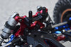 Losi 1:10 Lasernut U4 Tenacity LOS03028 / Tenacity DB Pro LOS03027V2 Upgrade Parts Aluminum Front Shock Tower -1Pc Set Black