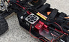 Losi 1:10 Lasernut U4 Tenacity LOS03028 / Tenacity DB Pro LOS03027V2 Upgrade Parts Aluminum Center Gearbox - 14Pc Set Red