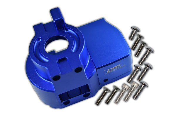 Losi 1:10 Lasernut U4 Tenacity LOS03028 / Tenacity DB Pro LOS03027V2 Upgrade Parts Aluminum Center Gearbox - 14Pc Set Blue
