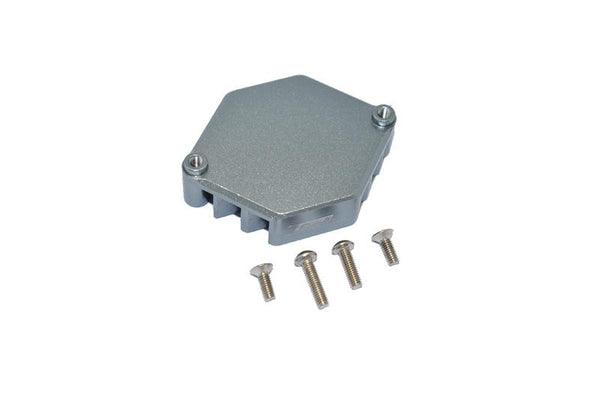 Losi 1/10 Lasernut U4 Tenacity LOS03028 Aluminum Electric Control Mount With Heat Sink - 5Pc Set Gray Silver