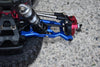 Losi 1:10 Lasernut U4 Tenacity LOS03028 / Tenacity DB Pro LOS03027V2 Upgrade Parts Aluminum Front Lower Arms - 12Pc Set Blue