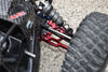Losi 1:10 Lasernut U4 Tenacity LOS03028 / Tenacity DB Pro LOS03027V2 Upgrade Parts Aluminum Rear Lower Arms - 8Pc Set Black