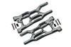 Losi 1:10 Lasernut U4 Tenacity LOS03028 / Tenacity DB Pro LOS03027V2 Upgrade Parts Aluminum Rear Lower Arms - 8Pc Set Gray Silver