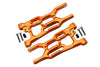 Losi 1:10 Lasernut U4 Tenacity LOS03028 / Tenacity DB Pro LOS03027V2 Upgrade Parts Aluminum Rear Lower Arms - 8Pc Set Orange