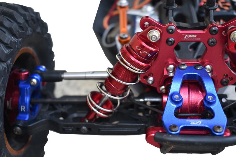 Aluminum 7075 Rear Bulkhead Upgrade For Losi Lasernut & Tenacity DB Pro - Larger Bearings Included